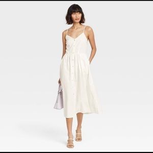 White lightweight dress